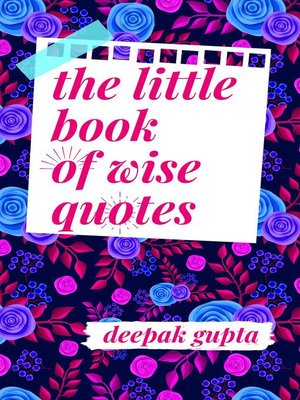 cover image of The Little Book of Wise Quotes